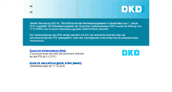 Desktop Screenshot of dkd.eu